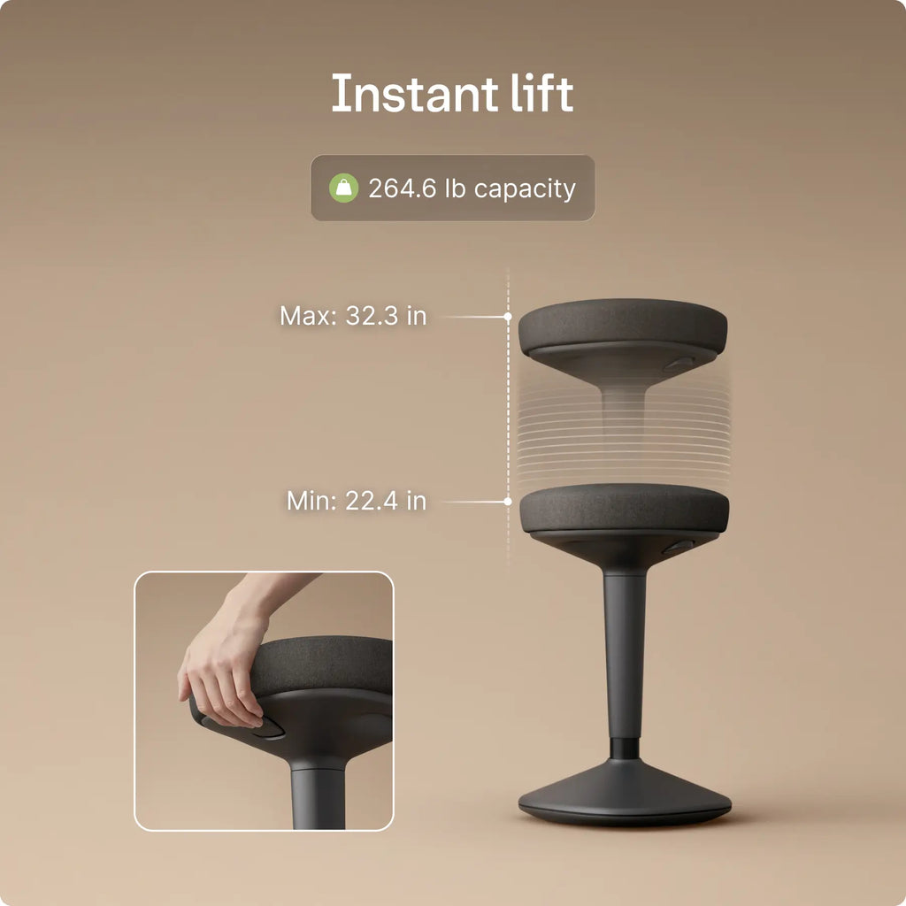 Tabouret ergonomique dynamique