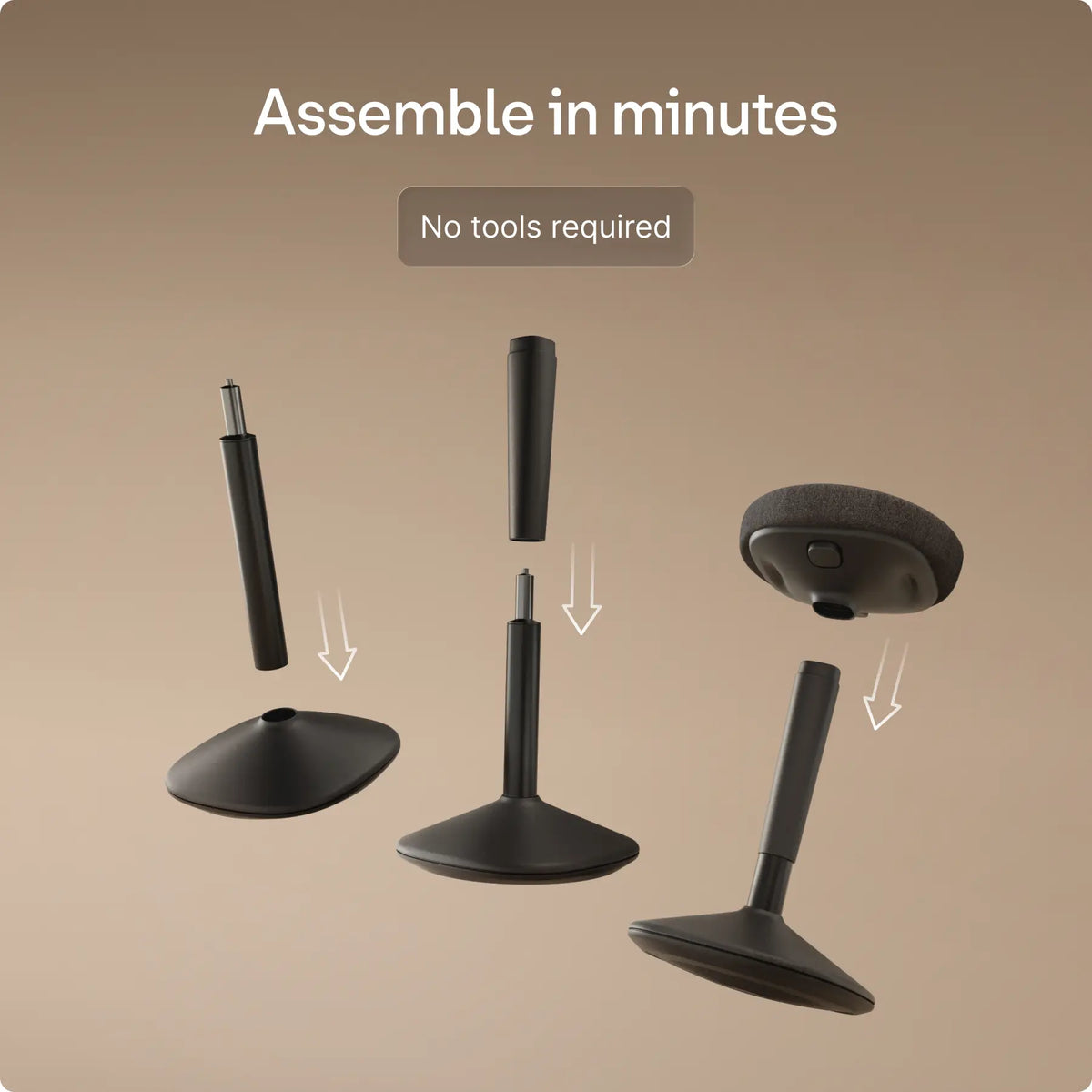 Tabouret ergonomique dynamique